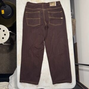 2000s Y2K SOUTHPOLE Baggy Grunge Skate Jeans Brown 37x30 Wide Leg Vintage